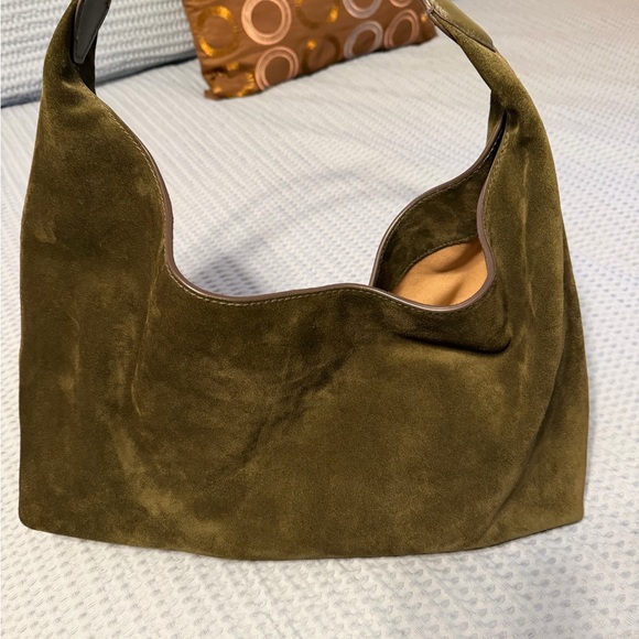 Madewell Olive Suede Hobo Bag - Picture 2 of 5